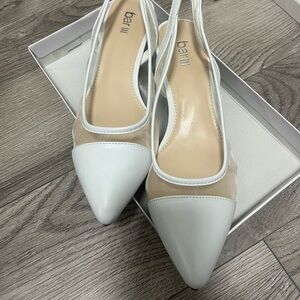 Bar III white mesh dress shoe size 9